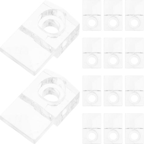 Clips de Fixation pour Miroir de Salle de Bain 50 Sets (1/5)