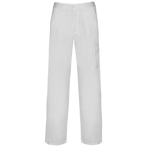 Pantalón de tejido resistente y cinturilla ajustable elástica trasera PINTOR ROLY 54 Blanco