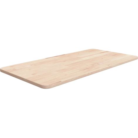 Waschtischplatte 80x40x1,5 cm Massivholz Unbehandelt