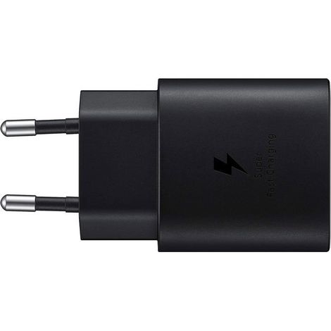 Chargeur USB-C, adaptateur secteur ultra-rapide 45 W, adaptateur USB-C vers USB, chargeur rapide Samsung, noir (1/4)