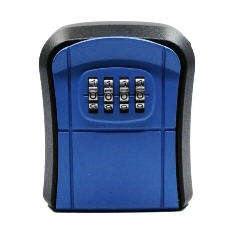 Sollbry Boite a Clef Securisee, Boite a Clefs Murale de avec Code à 4 Chiffres, Boite a Clefs Sécurisée Exterieur,Boîte à Clés étanche et antirouille pour Appartements Bureaux Écoles Garages Entrepôts (1/3)