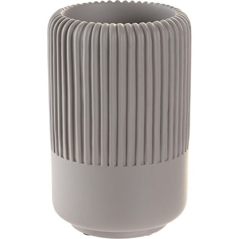 Glas dkd home decor 7 x 7 x 11 cm zementgrau (1/2)