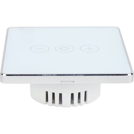 Interrupteur intelligent 400 W avec télécommande, 3 boutons, Wi-Fi, panneau tactile, norme britannique 95-240 V CA (1/5)
