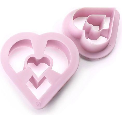 ibili Ausstechformen Herzset 26x13 cm
