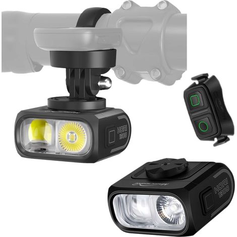 Magicshine HORI 1300 Stirnlampe mit Fernbedienung, USB-C, IPX6, 1300 lm