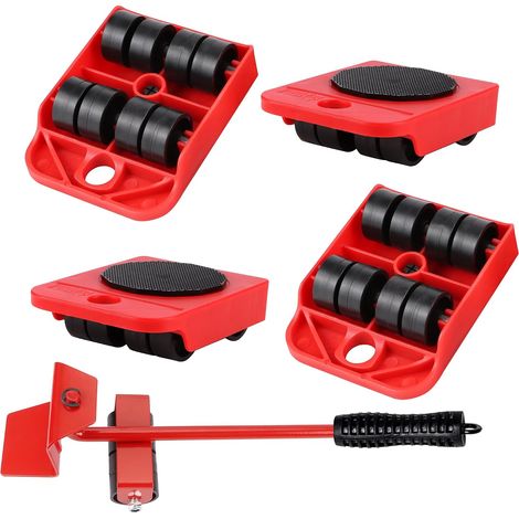 Kit de Deplace Meuble a Roulette 5 Pièces Leve Meuble Lourd (1/5)
