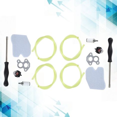 Carburador, 2 kits de juntas de carburador ajustables de repuesto para Husqvarna 235 236 240 235e 236e 240e 545061801 (1/5)
