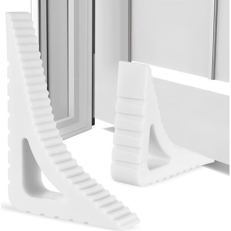 2 butées de porte et de fenêtre en caoutchouc, cales de fenêtre de ventilation, cales de porte sans perçage, fixations pour contre-fenêtres (1/5)