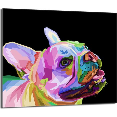 Glas-Herdplattenschutz 60x52 Hund (1/5)