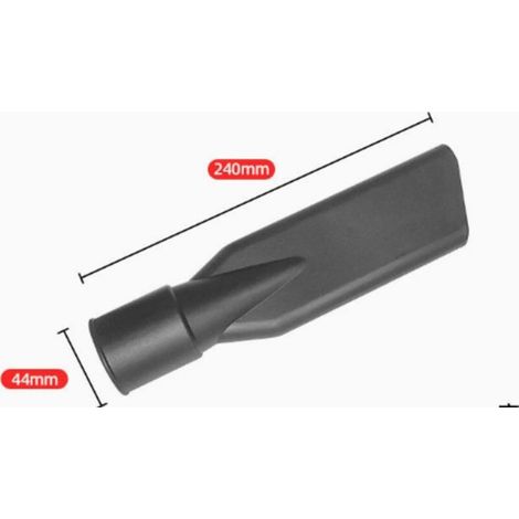 Embout pour fentes d'aspirateur avec insert rond de 44 mm buse d'aspirateur de 24 cm. (1/3)