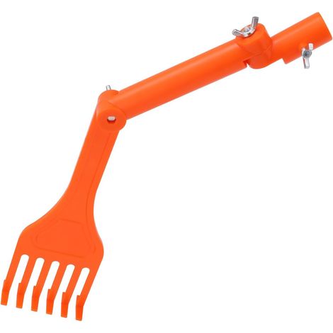 Mini Râteau, Mini Râteau Rotatif Nettoyage Gouttière Qualité Supérieure Outils Nettoyage Gouttière Polyvalents Fournitures Nettoyage Gouttières Pratiques et Faciles à Utiliser(Orange) (1/5)