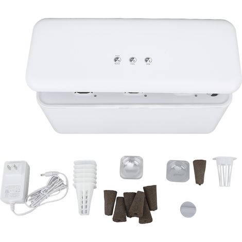 Système de culture hydroponique, jardinière hydrophonique LED à 3 Modes pour jardin intérieur
