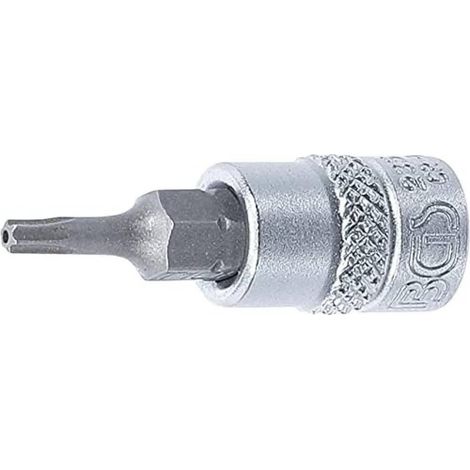 Douille à Embouts 6,3 mm (1/4) Profil T Torx - Perçage T10 - Précision et Compatibilité, Acier - D-Work (1/5)