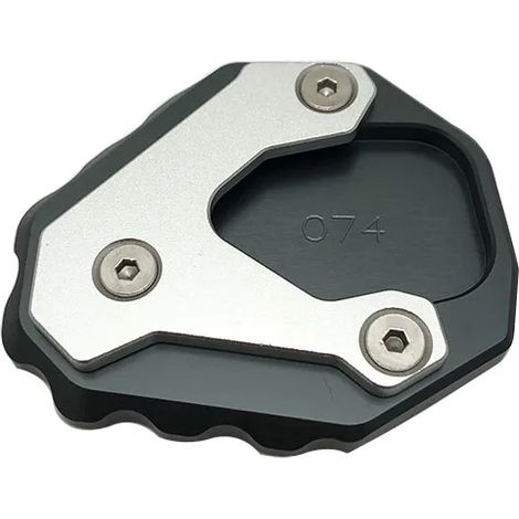 (Titane) Compatible avec HONDA CB500X CNC, béquille latérale élargie, plaque de support d'extension, pied CB 500X CB400X CB 400X 2013-2023, support d'extension maxpower (1/4)