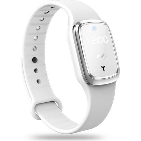Montre anti-moustique électronique ultrasonique blanche, bracelet de chargement USB, bracelet anti-moustique extérieur