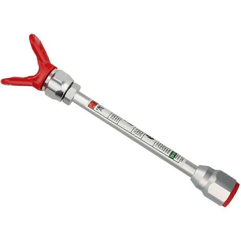 Rallonge de buse pour pulvérisateur sans air 7/8" - Accessoires portables - Pièces de rechange - Facile à utiliser - Baguettes de peinture en aluminium durable-30cm