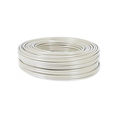 CAE - Cu00e2ble TV coaxial Blanc - couronne 100m - Ru00e9f : 17 VATC (1/3)