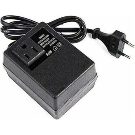 Transformateur 220V à 110V. 200W. avec prise européenne. pour une tension réduite...DEBUNS (1/5)