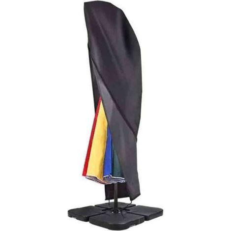 Housse de Protection pour Parasol - Polyester 210D - Imperméable - Résistant aux UV - Déporté - 1 Pièce (1/4)