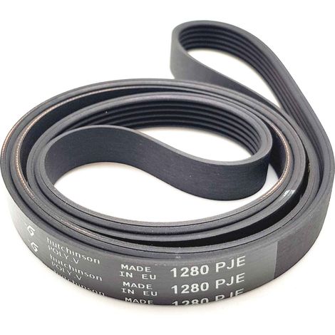 Courroie striée électroménager Hutchinson élastique 1280 PJE 6