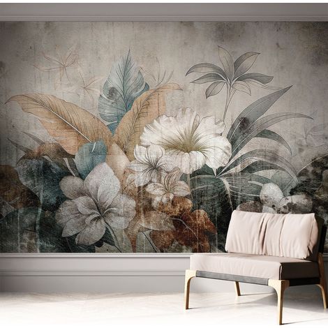 Fotomurale adesivo stickers - per camera da letto - per corridoio - decorazione casa moderna Sogno floreale 312x219 cm (1/5)