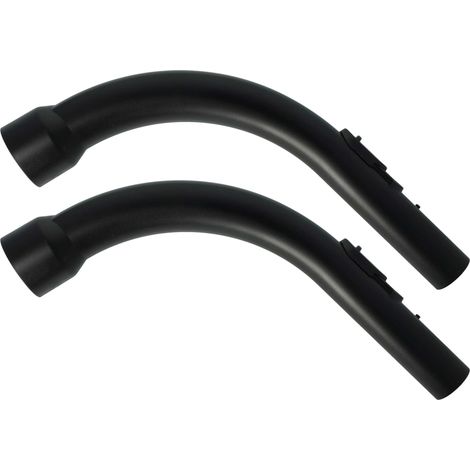vhbw 2x Griff kompatibel mit Miele S6240, S6250, S6260, S6270, S624, S626 Staubsauger - Handgriff, Ersatzteil, 35 mm Anschluss, 34 cm Lang