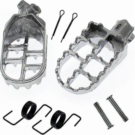 Fußrasten für Yamaha XT250, XT350, XT600, YZ125, YZ250, YZ490, YZ80, XR50R, XR70R, XR80R, XR100R, CRF50, 50F, 70, 70F, CRF80, KLX110