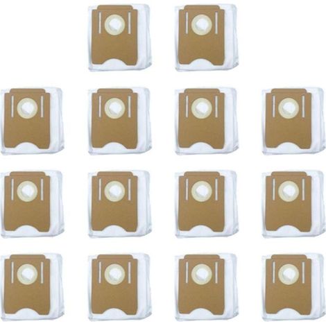 Lot de 14 sacs à poussière pour machine de balayage et de collecte automatique de poussière S8 S8 +, pièces de rechange remplaçables pour robot (1/3)