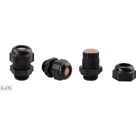 HELU 906693 Kabelverschraubung ATEX M25 Polyamid Schwarz 1 St.