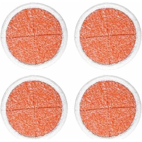 y Paquet de 4 tampons de rechange pour vadrouille à récurer robustes pour vadrouille électrique pour sols durs Bissell2039A 2124 (1/4)
