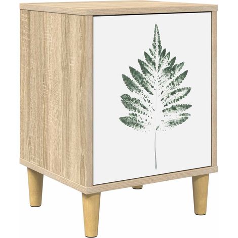 Maison Exclusive - Armadio da Notte HANAU Rovere Sonoma 36 x 33 x 50 cm (1/5)