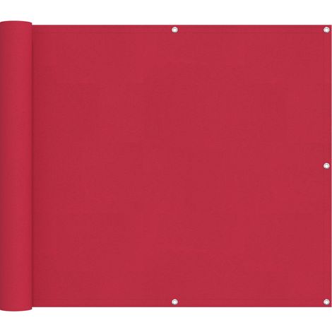Balcony Screen Burgundy 90 x 200 cm Oxford Fabric vidaXL