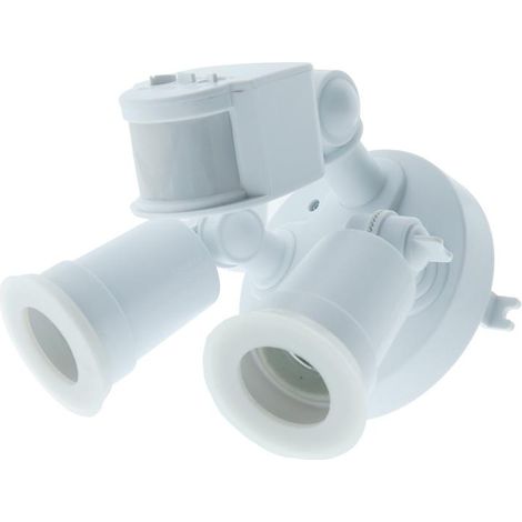 IluminaShop - Lampara Con Sensor de Movimiento 2XE27 IP44 (1/5)