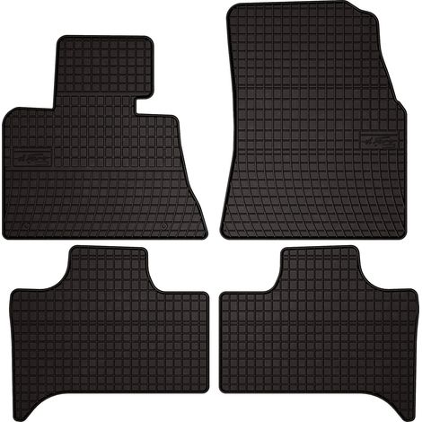 Alfombrillas de goma para coche: BMW X5 E53 SUV (1999-2006) - negras, a medida