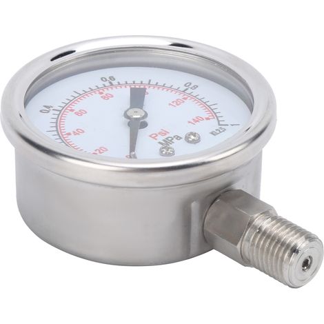 Manomètre industriel en acier inox 0‑1.0MPa, raccord M14x1.5, haute précision pour applications techniques (1/5)