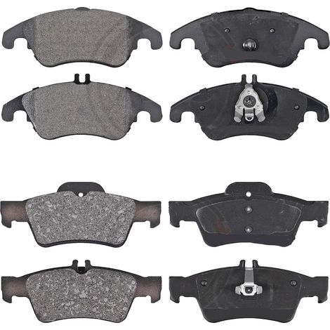 KIT PASTIGLIE FRENO ANTERIORI E POSTERIORI compatibile con MERCEDES-BENZ GLC (X253) / PASTIGLIE FRENANTI AUTO OEM P 50 159 P 50 139,P 50 133 / SOSTITUZIONE DIRETTA / BASSA POLVERE / SILENZIOSO (1/4)