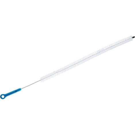 71 cm flexibles Abflussreinigungswerkzeug, Abflussüberlaufreinigungsbürste für Bad und Küche (Blau) (1/5)