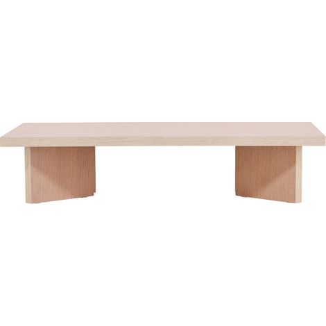 Table basse en bois 80x140cm - Bois clair - Bassholmen (1/5)