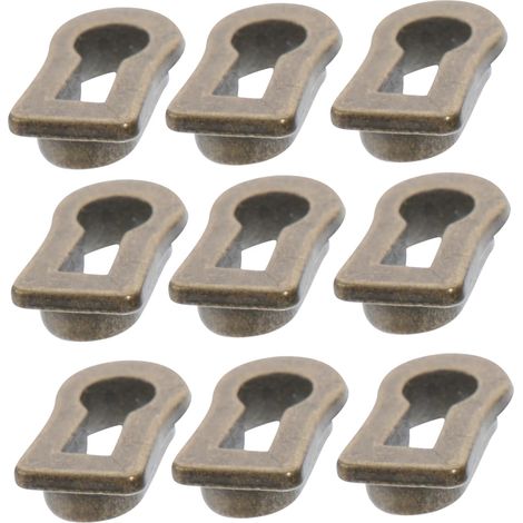 Balacoo Lot de 10 cache-serrure décoratifs en alliage zinc (1/5)