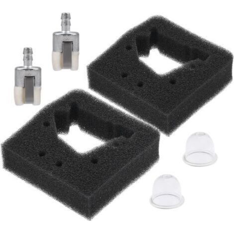 Lot de 2 filtres à air pour moteur Honda GX22 GX31 FG100, cultivateur avec filtre à carburant, ampoule d'amorçage (1/5)