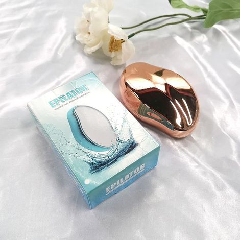 Crystal Hair Eraser NOUVEAU - Épilateur indolore DORÉ-AquaForge (1/5)