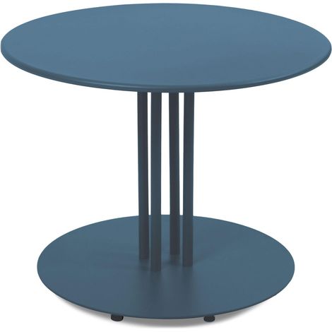 Table basse de jardin bleu pacific 50 cm (1/4)