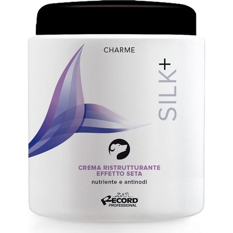 barattolo da 1 litro: Crema ristrutturante effetto seta nutriente e antinodi Silk più  per cani