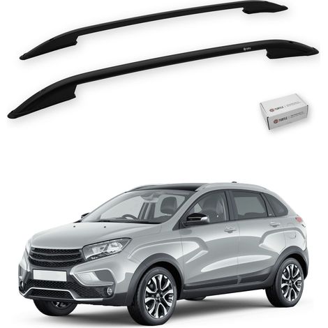 TURTLE kompatibel mit Lada Xray 2015-2023 Dachreling Crown Schwarz (1/5)