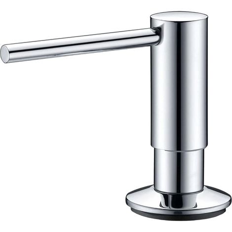 Distributeur de savon inox 300 ml avec bec pivotant 360° – Recharge par le haut – Résistant à la corrosion pour cuisine (1/5)