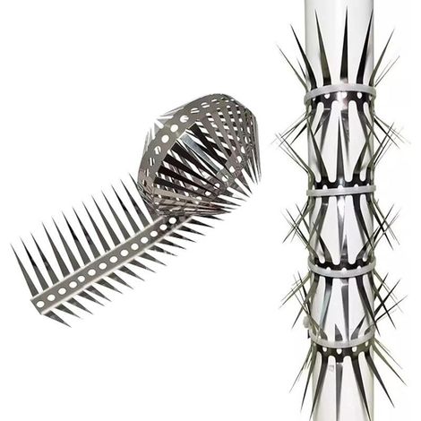 Anti Chat avec Pointes, Pique Anti Pigeon, Pic Anti Chat Repousse, Protection Contre Les Martres, pour Maison Clôture de Jardin Intérieur Extérieur (1/5)