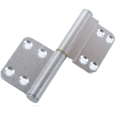 6Pcs Charnières Porte Placard Charniere Inox avec Vis, Charniere Portes Pliantes Intérieures et Extérieures, Charnières Meuble Armoire, Chambre à Coucher, Fenêtre, Cabinet