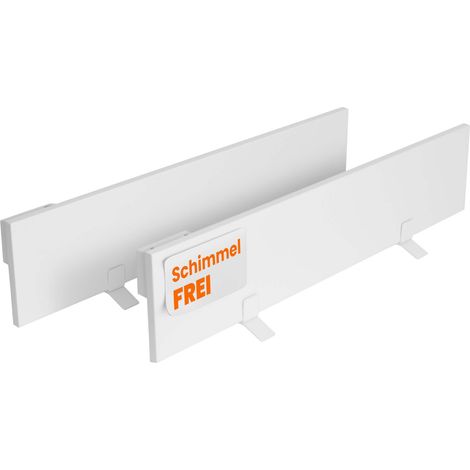 Anti Schimmel Heizung Infrarotheitzung Weiß - 60 x 12cm Duo 2 Panele