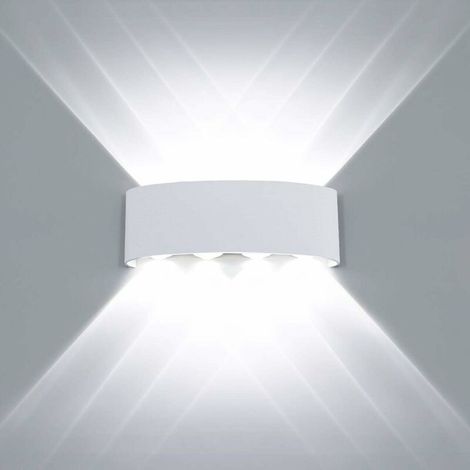 Vtizikl Moderne LED Plafonnier Étanche En Aluminium Applique Murale Rondelle Lumière Intérieur Extérieur Couloir Couloir Couloir 8w Blanc