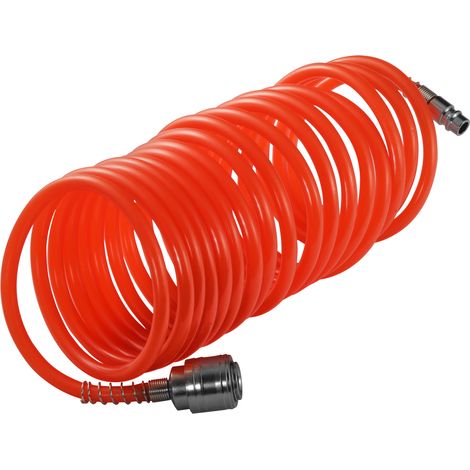 Tuyau Tuyau de pression en spirale qualité 6x8mm 5m pneumatique Vorstahl (1/3)
